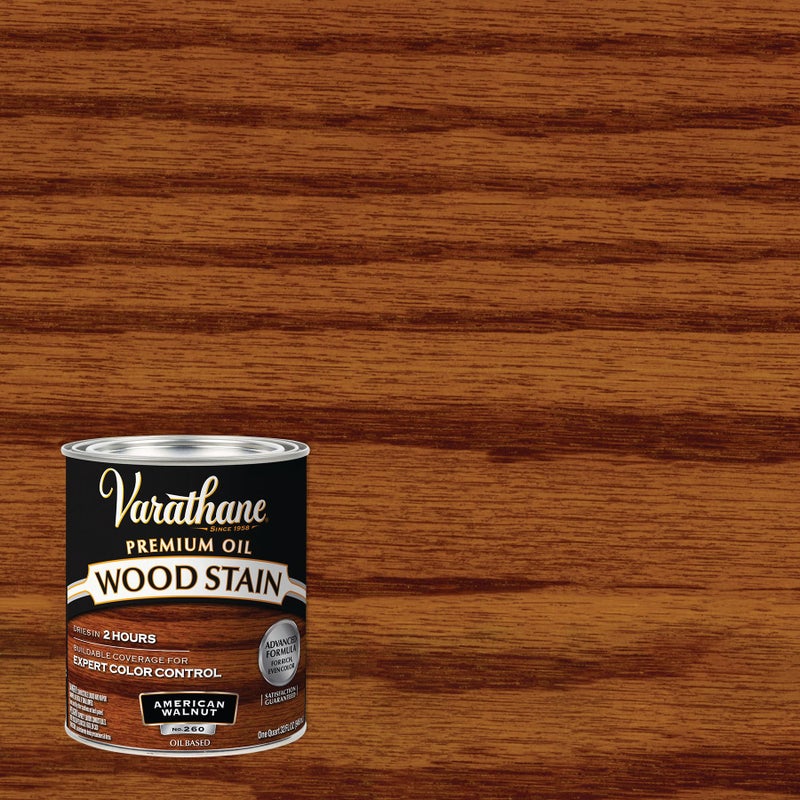 VARATHANE Rust-Oleum Varathane 211727H Premium Wood Stain, Quart, American Walnut - Image 2